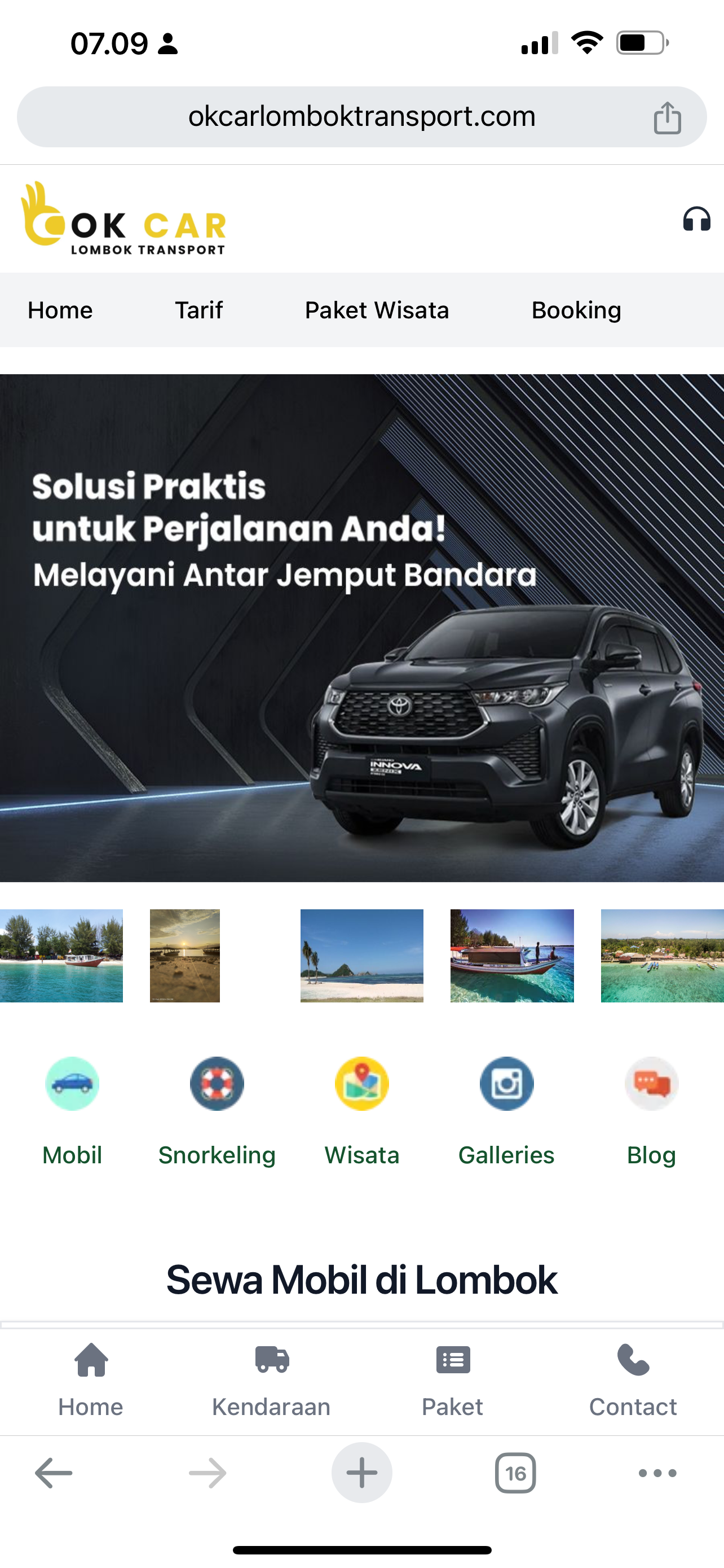 Lombok Rent Car